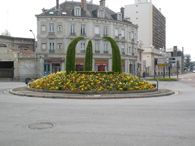  rond-point fleuri